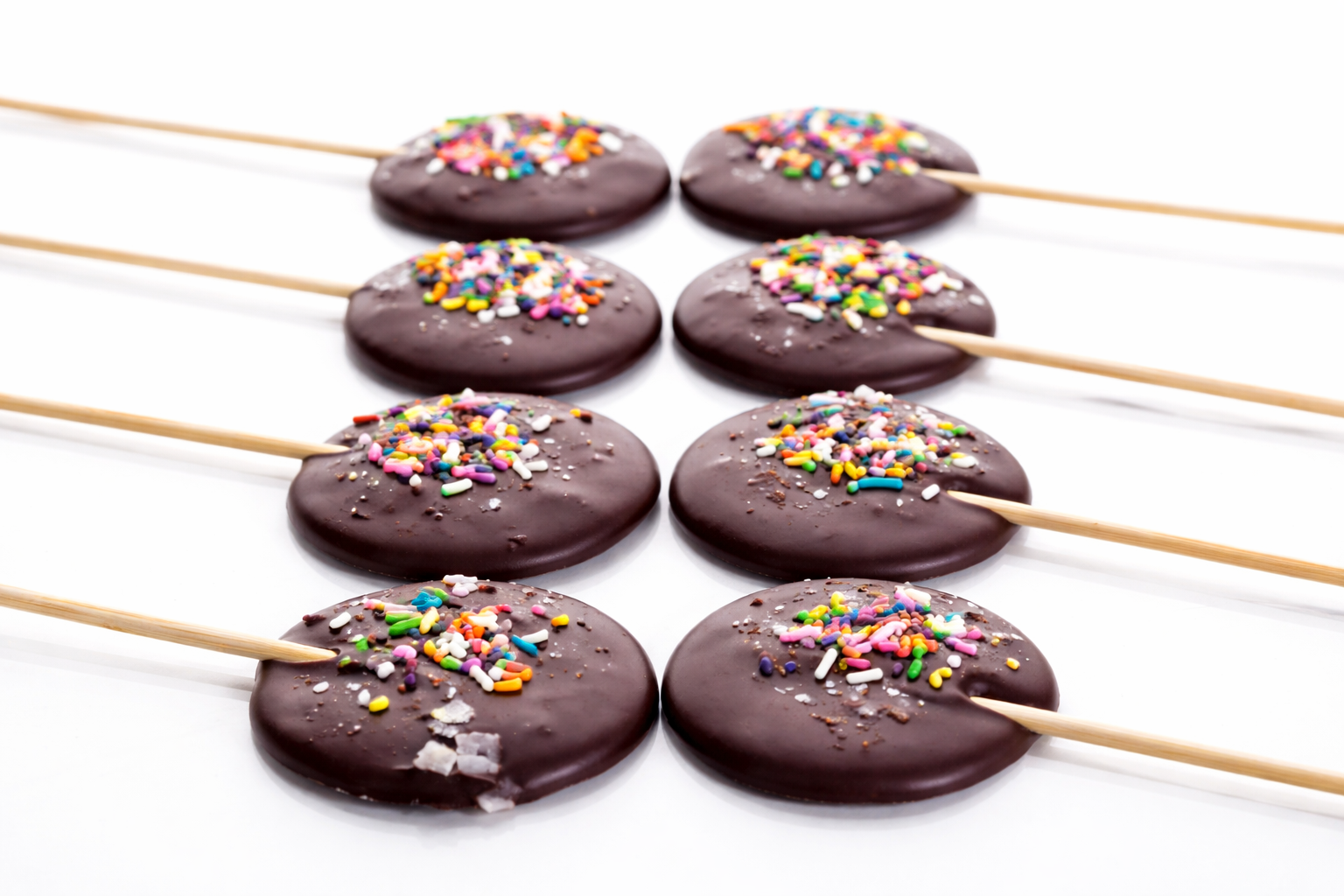 Piruletas infantiles de Chocolate