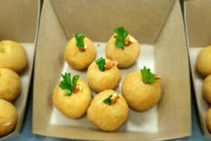 Croquetas caseras de Pollo con Castañas Halloween