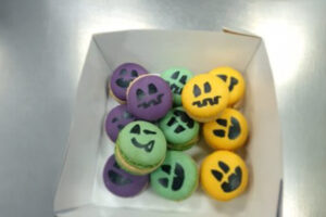 Macarons de Ganache de Foie Halloween
